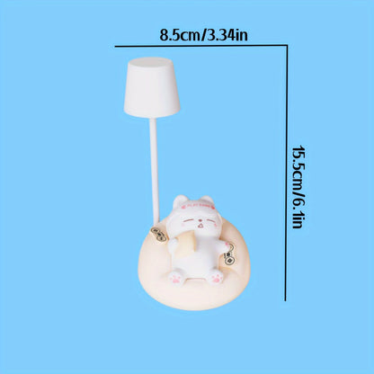 LumiKat - Mjuk Katt Nattlampa med USB Laddning