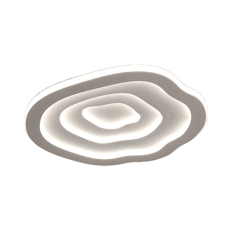Golvend Akryl Plafondlampa, LED Vit Flushmount Varm/Vit Ljus