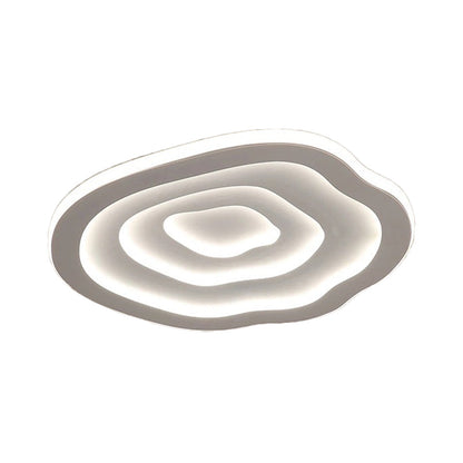 Golvend Akryl Plafondlampa, LED Vit Flushmount Varm/Vit Ljus