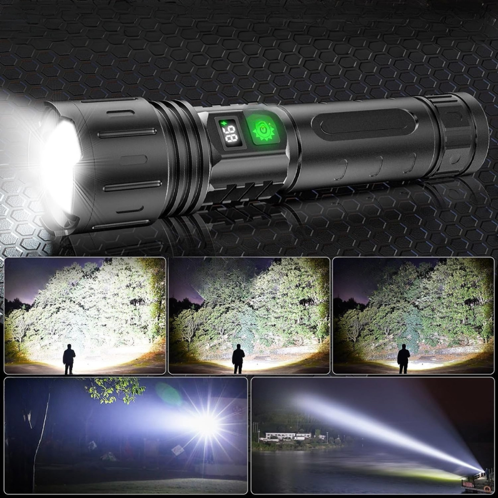 LED Ficklampa Hög Lumen Taktisk Blyertspenna Set