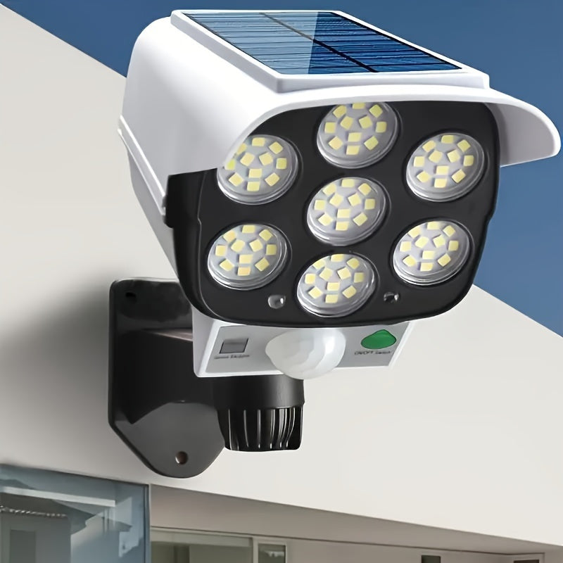 Utomhus Solar Säkerhetsrörelsesensor Flodljus
