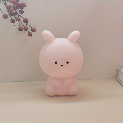 BunnyBright - Grotekop Kanin LED Bordslampa med Batteridrivning och Anime Design