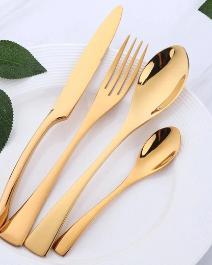 Élan Luxe – Fint Bestickeset med Tidlös Elegans för en Stilig Dukning