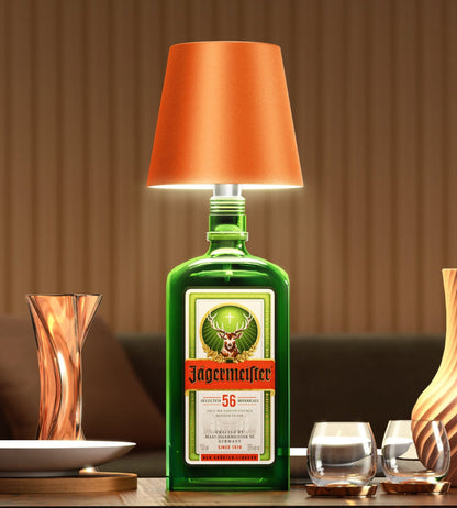 GlowCarafe – Konstnärlig flaskbordslampa