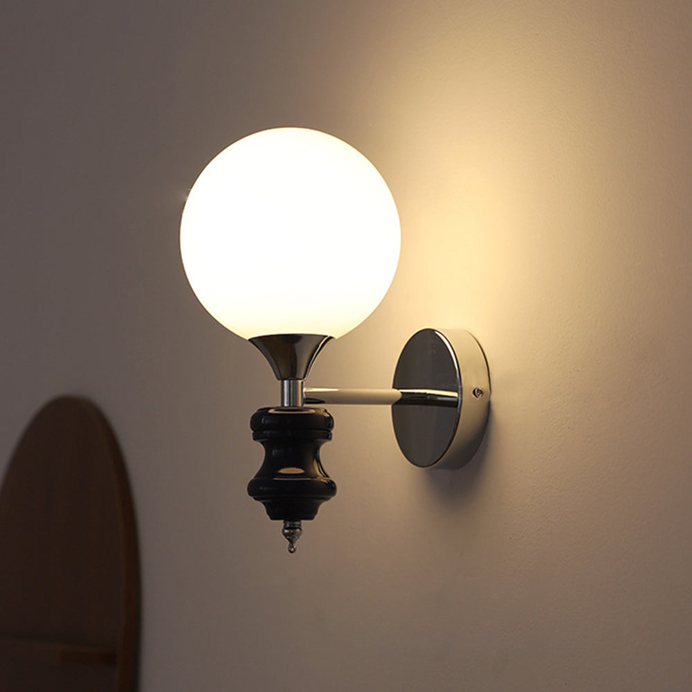 Fransk Medeltida Vintage Bauhaus Vägglampa
