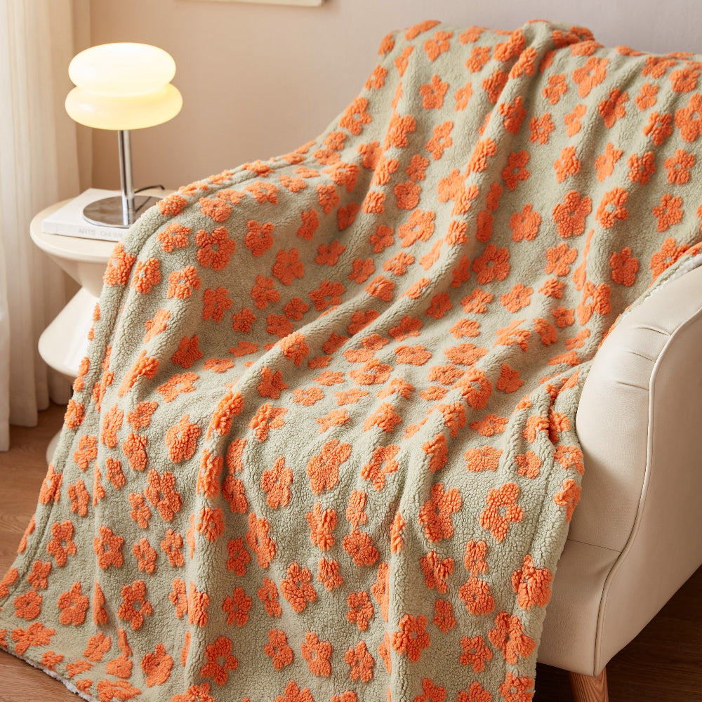 Naturens Vildblomma Lycka Filt