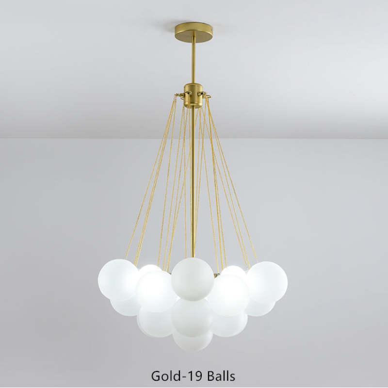 Glamora - Design Hänglampa i Metall och Glas