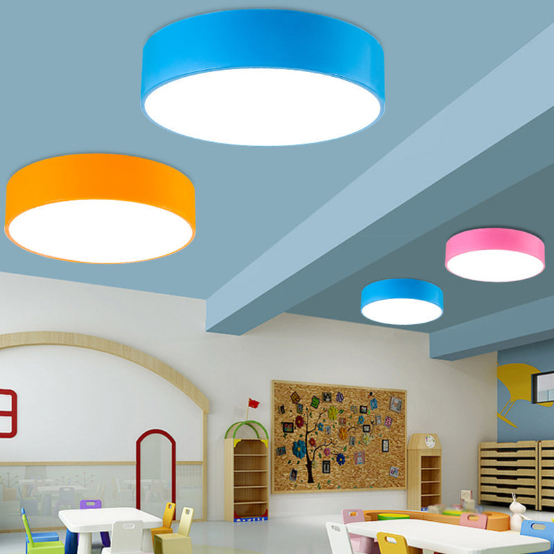 LED Taklampa Barn Rund - Färggd Design