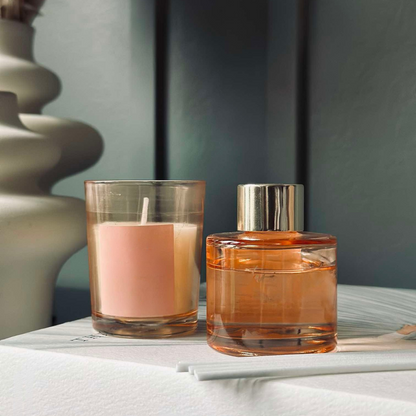 Doftljusdiffuser Glas Aromaterapi Set