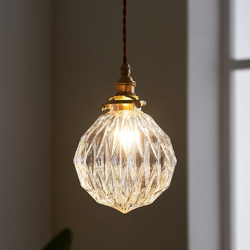 Stellar Industriell Hänglampa med Klart Glas Ljuskälla