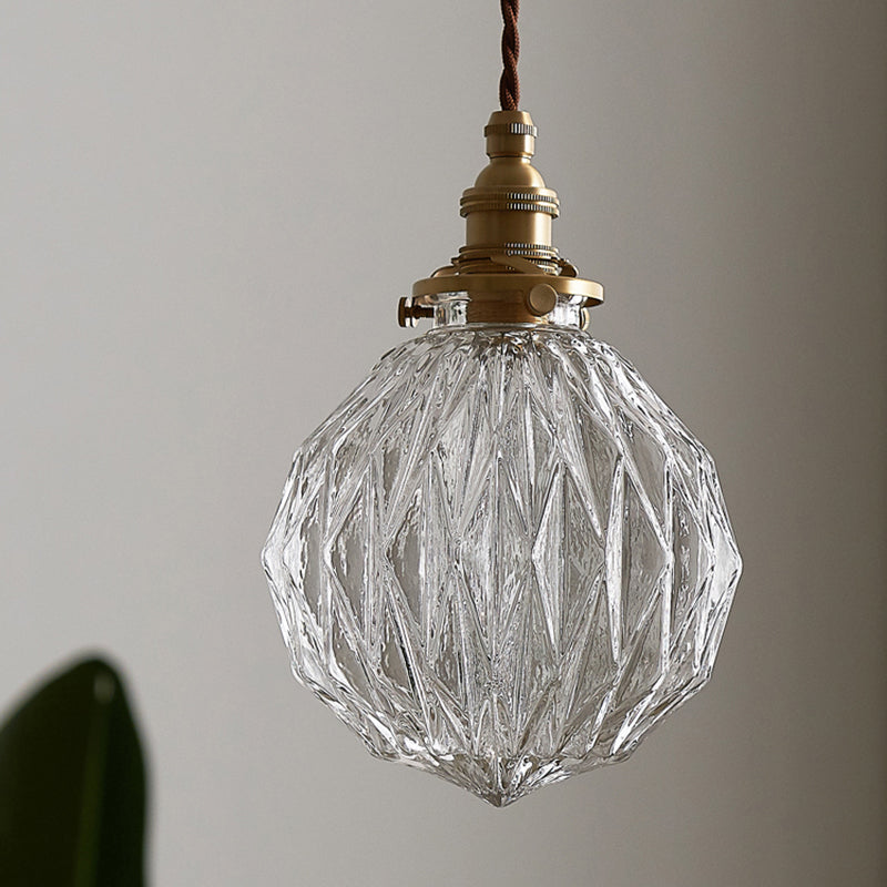 Stellar Industriell Hänglampa med Klart Glas Ljuskälla