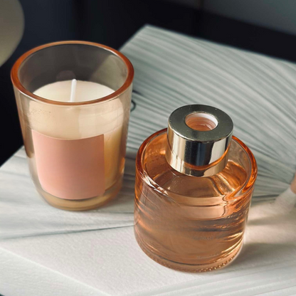 Doftljusdiffuser Glas Aromaterapi Set