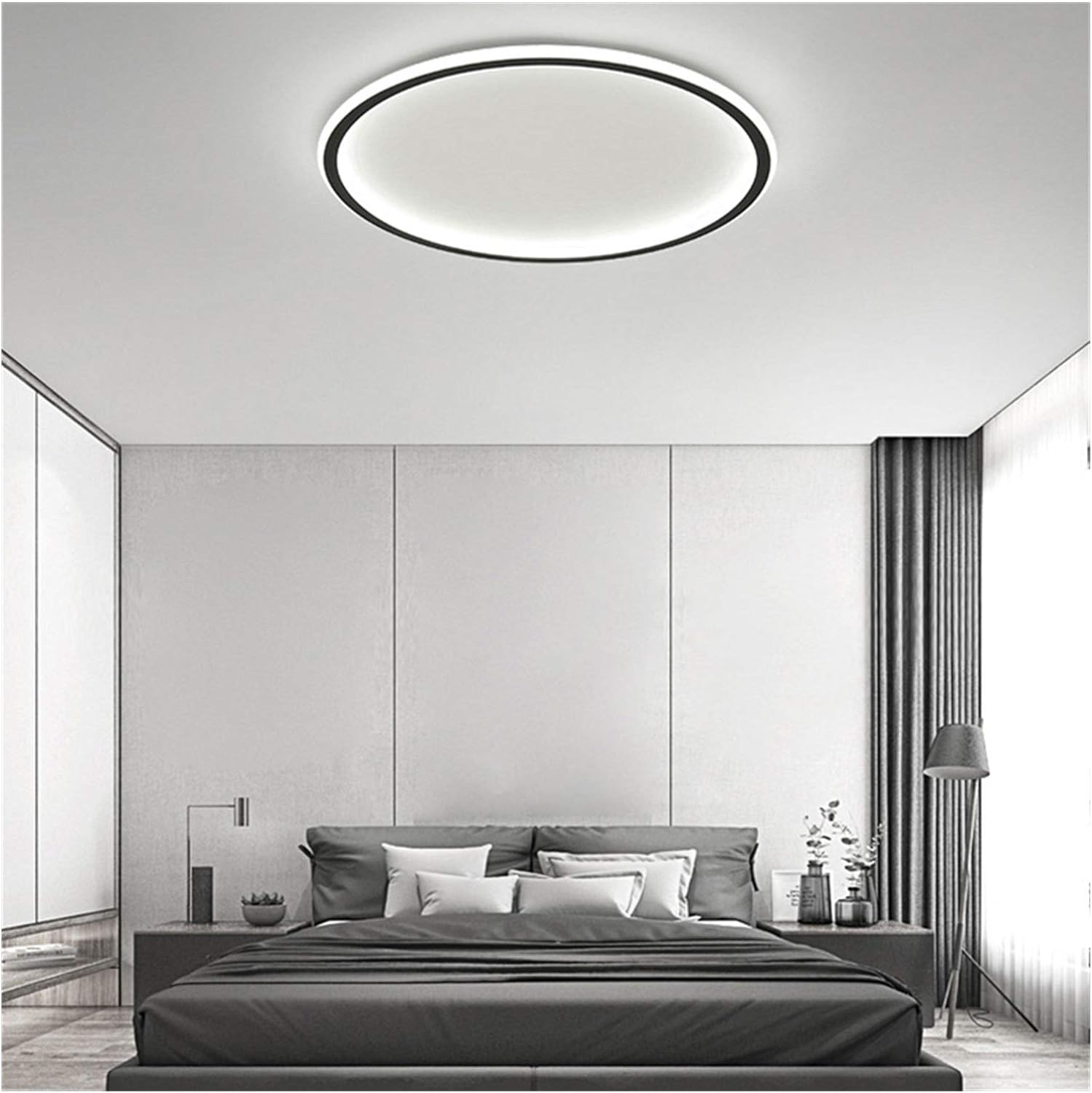 Taklampa med LED Modern Rund Design