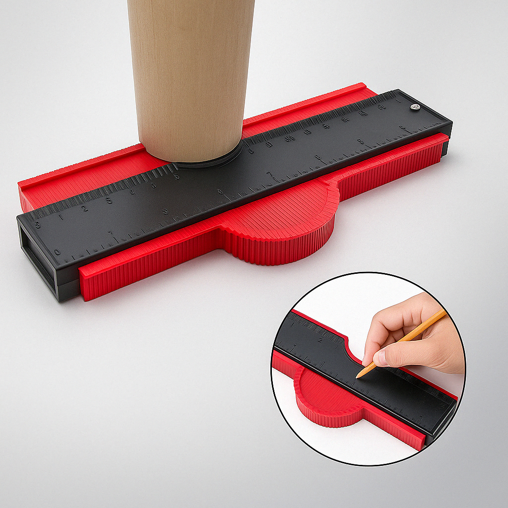 Mätningsverktyg för noggrann konturformning