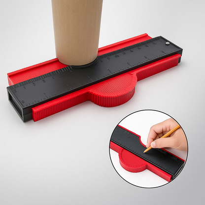 Mätningsverktyg för noggrann konturformning