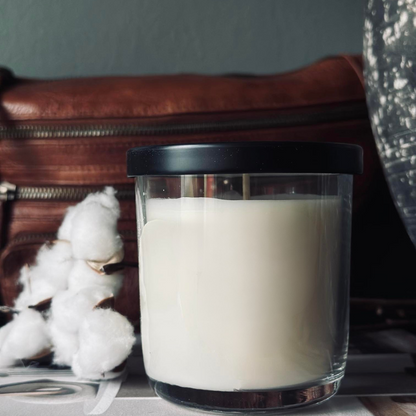 Doftljus Sandelträ Glasburk