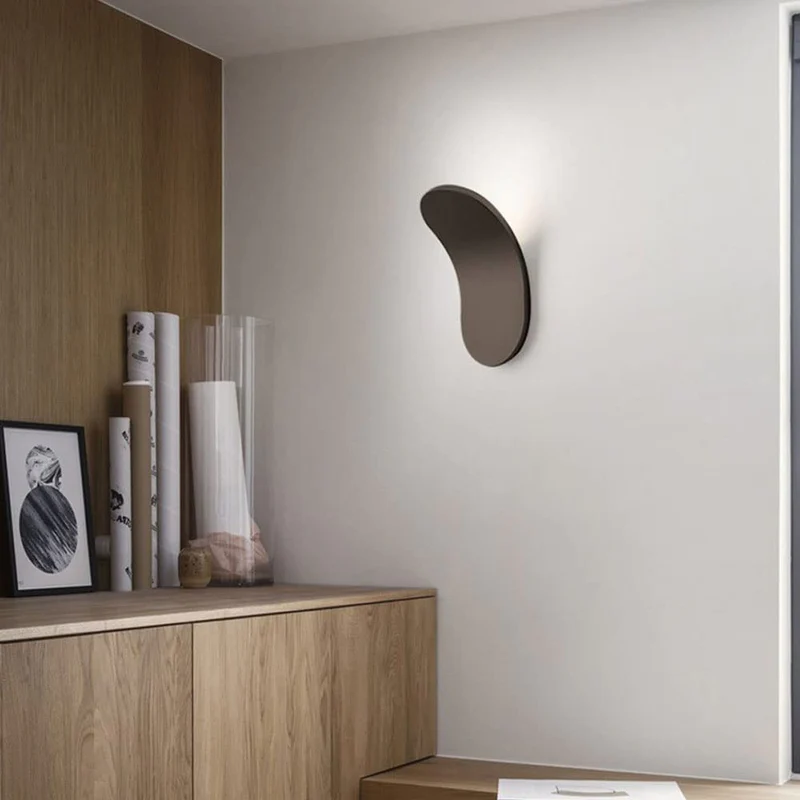 Finslipad Nordisk Konst Väggljus Modern Vägglampa