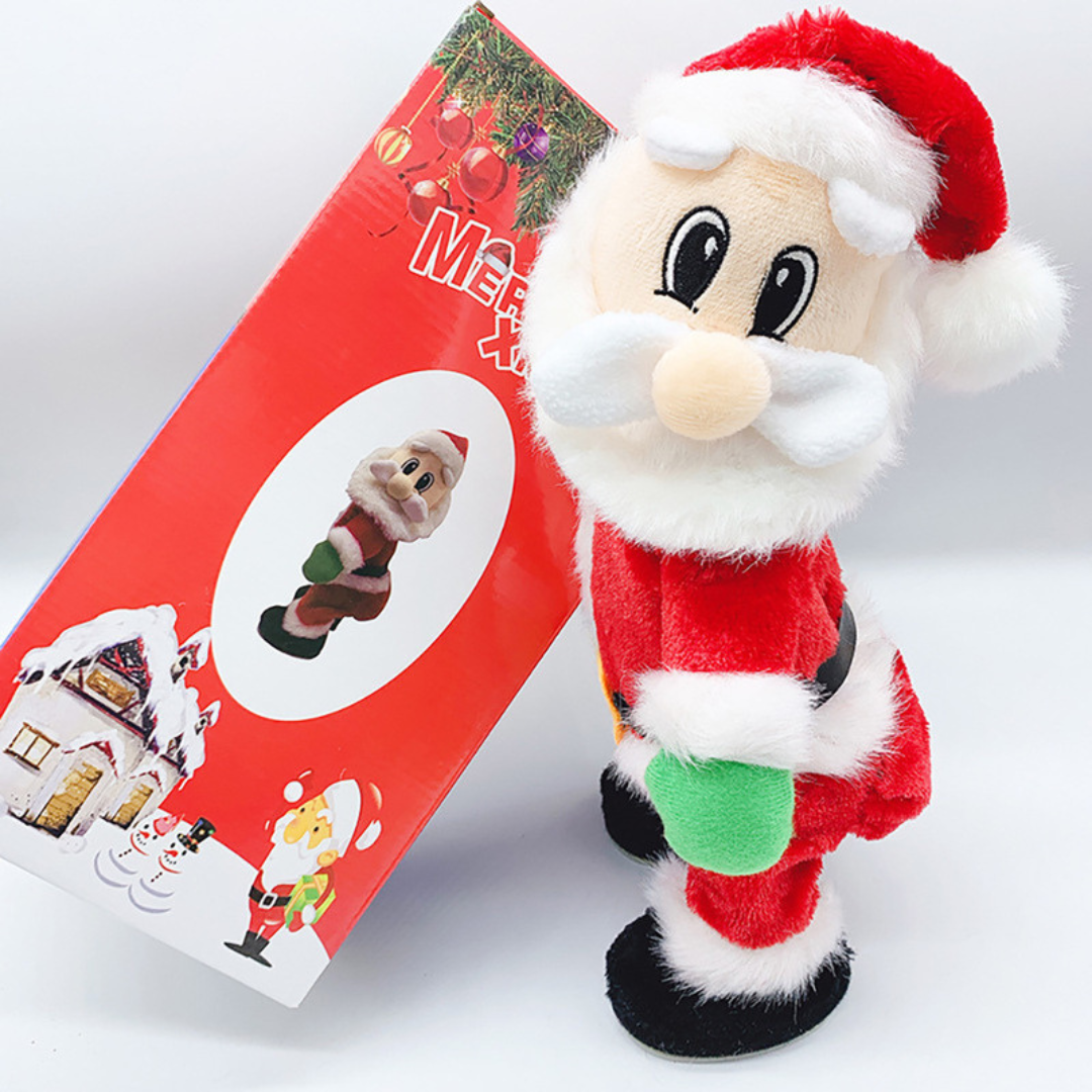 Klibbande jultomte barnleksak