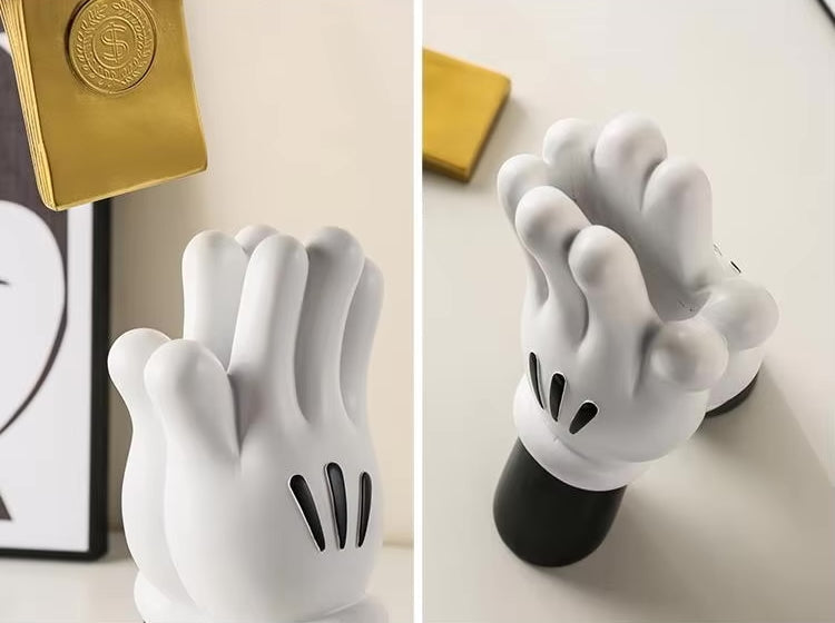 Tecknad handgest dekorativ konstartikel för unik heminredning