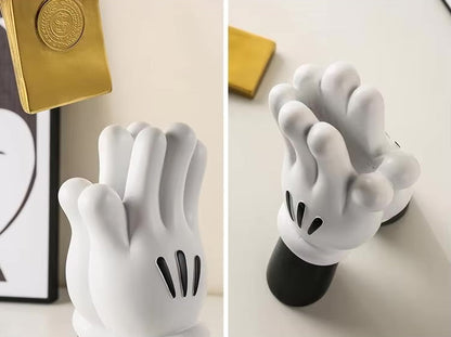 Tecknad handgest dekorativ konstartikel för unik heminredning