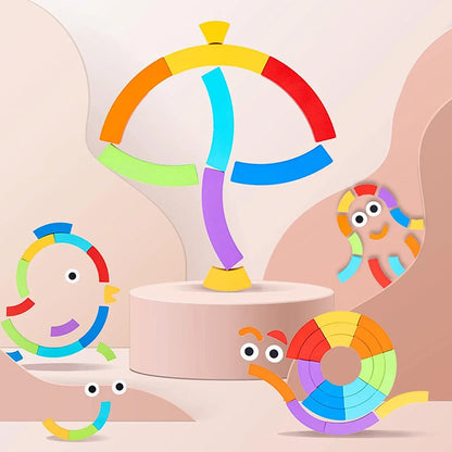 BrightBlocks - Färgglad Lärande Palett