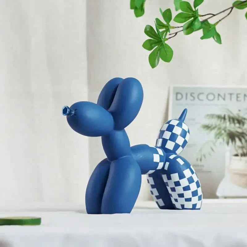 Carvallo Ballonhund Skulptur | Modernt Nordiskt Design | Dekoration av Resin | För Vardagsrum, Kontor & Presentidéer