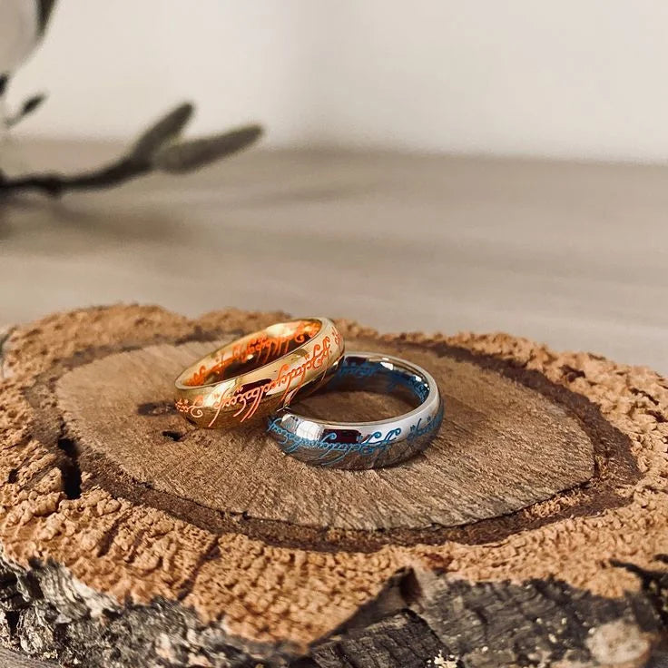 Smycke Ring med Glöd-i-Mörker Design