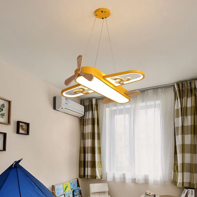 Airliner LED Kroonlampa för Barnrum
