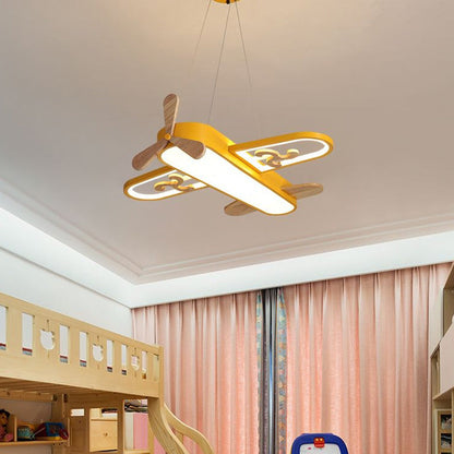 Airliner LED Kroonlampa för Barnrum