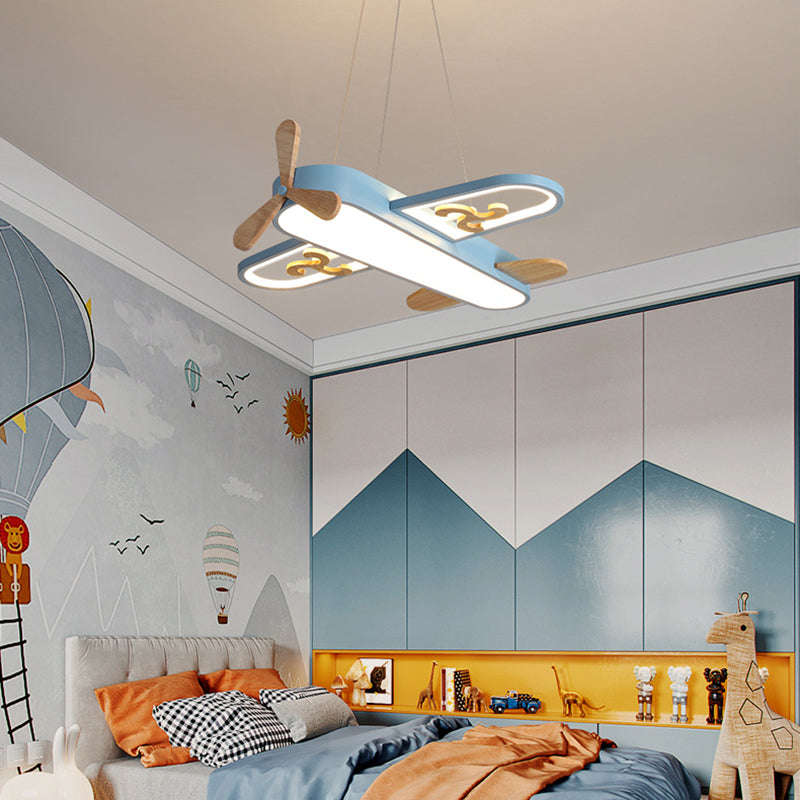 Airliner LED Kroonlampa för Barnrum