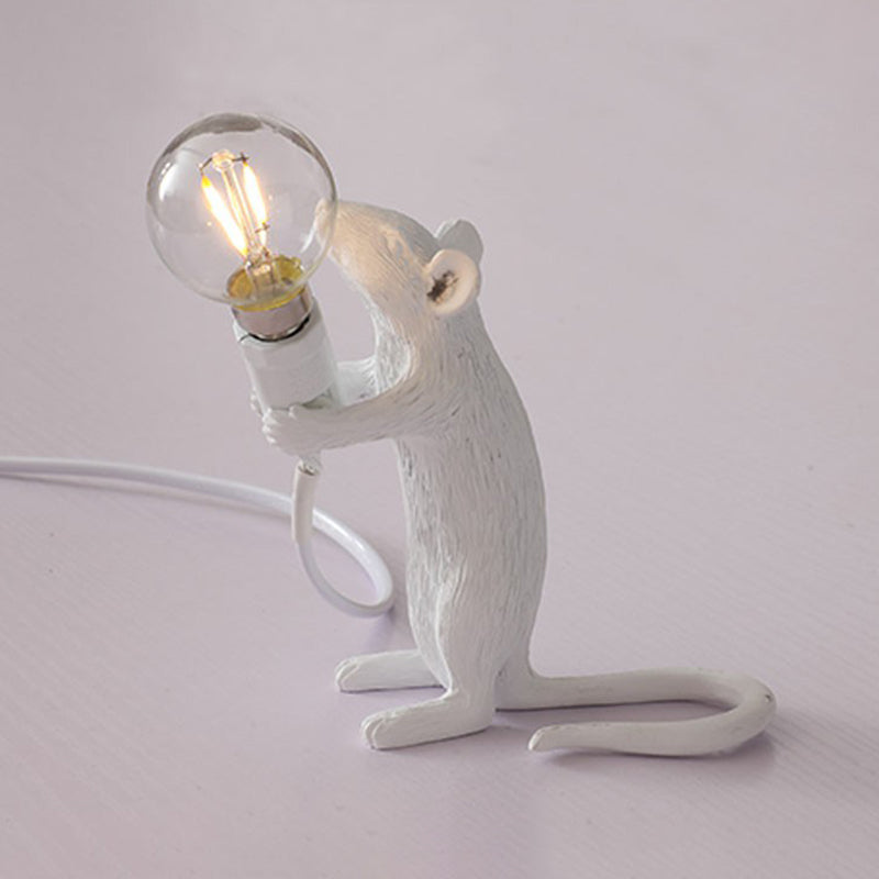 Kinderstijl Musformad Bordslampa - Harts 1-Ljus Nattbelysning för Sovrum