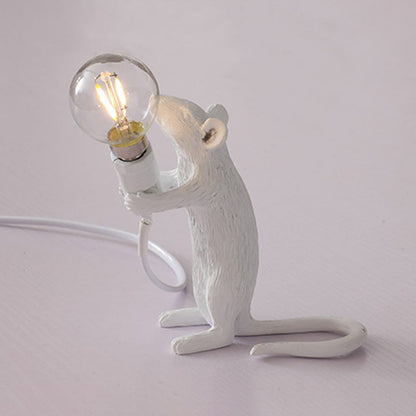 Kinderstijl Musformad Bordslampa - Harts 1-Ljus Nattbelysning för Sovrum