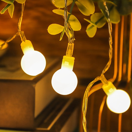 Utomhus Ljussträng Batteridriven Varm Vit