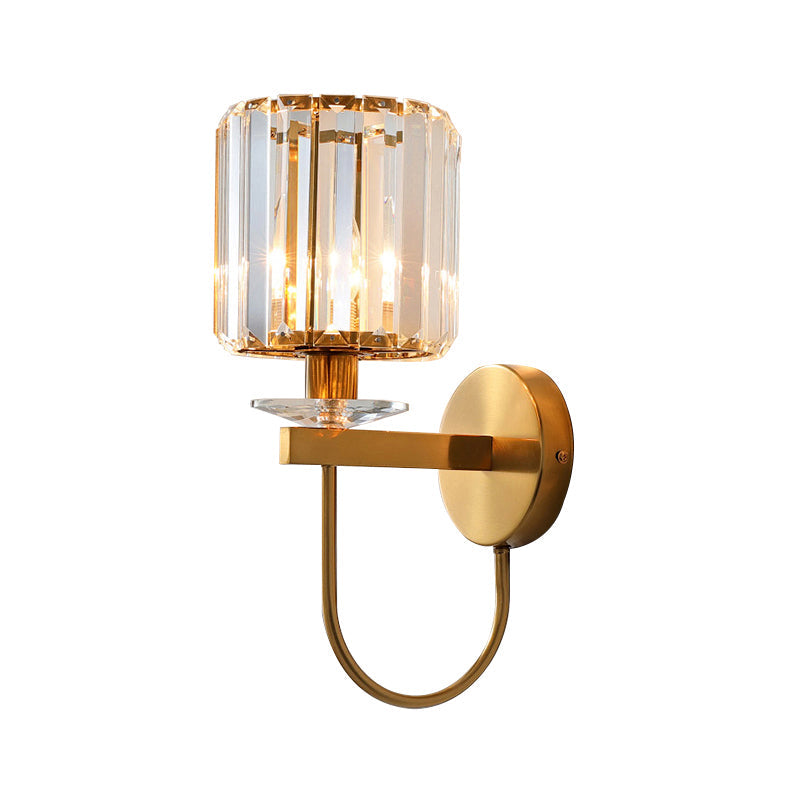 Vägglampa Guld Kristall Modern Sconces