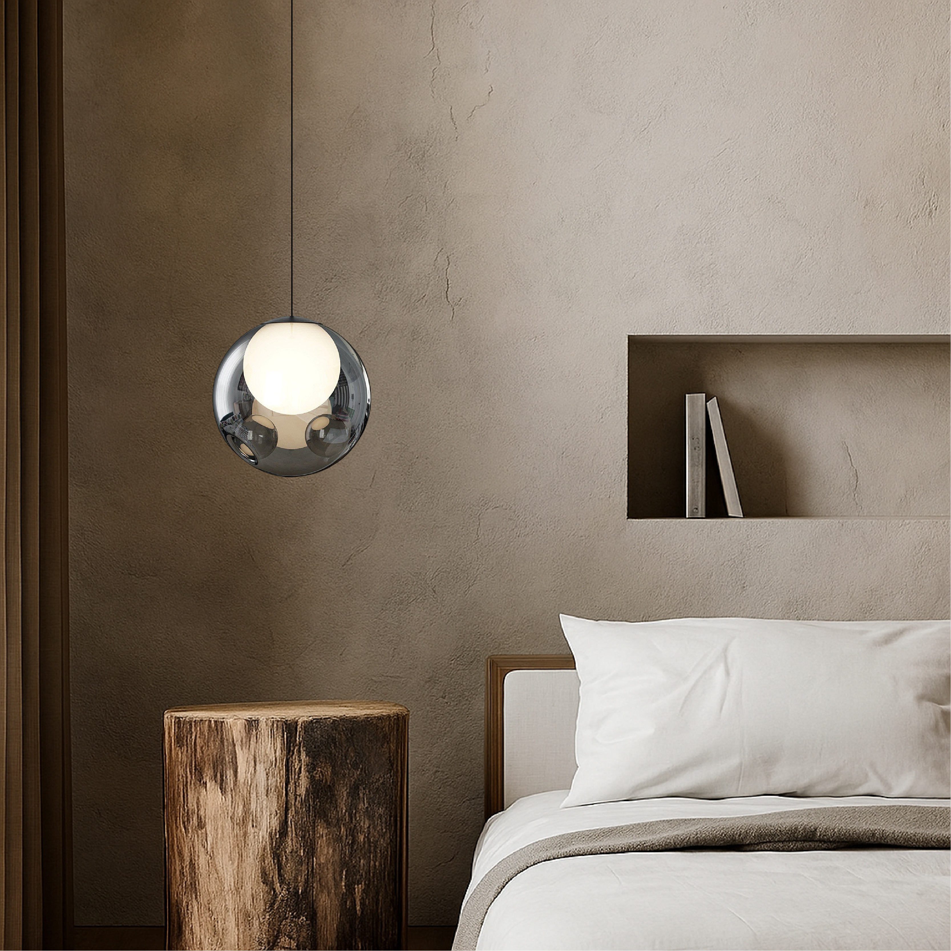 Liraessa | Italiensk taklampa i glas med elegant design