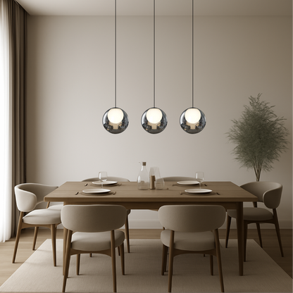 Liraessa | Italiensk taklampa i glas med elegant design