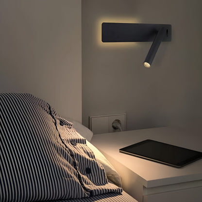 NordicBright Light - Nordic LED Vägglampa med Switch