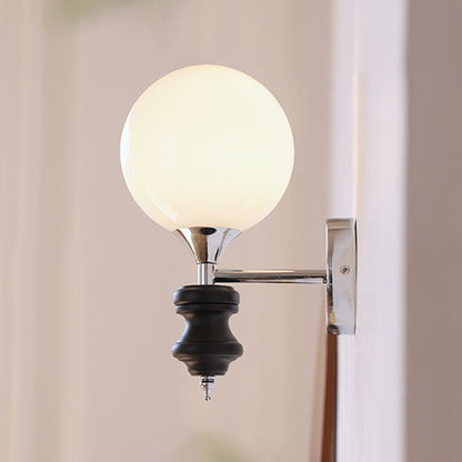 Fransk Medeltida Vintage Bauhaus Vägglampa