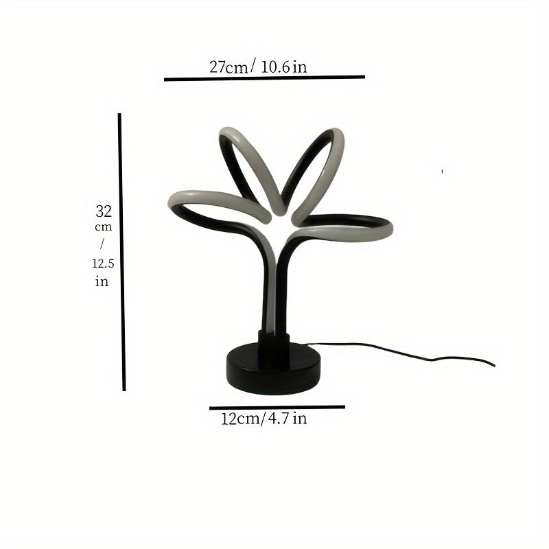LumiNordic - Modern Nordiskt Inspirerad USB LED Bordslampa
