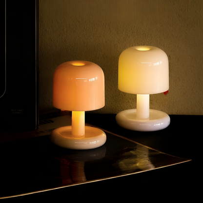 Bordslampa Bärbar Modern USB Uppladdningsbar Ljus