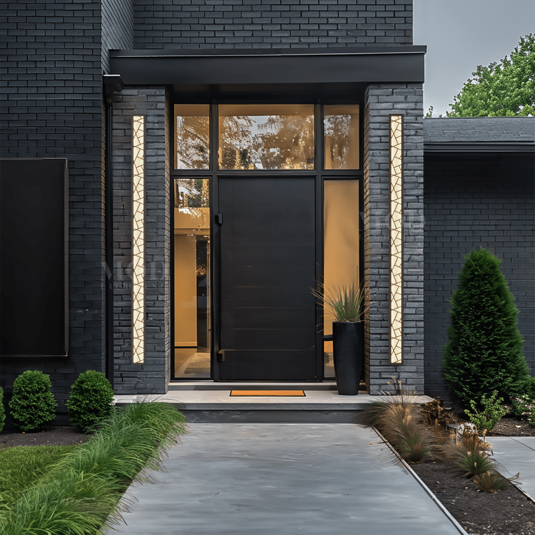 Vägglampa Modern Utomhus LED Panel Armatur