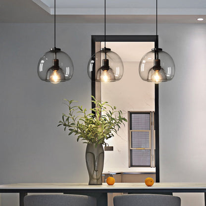 Orion Minimalistisk Svart Mynnad Hängande Lampa