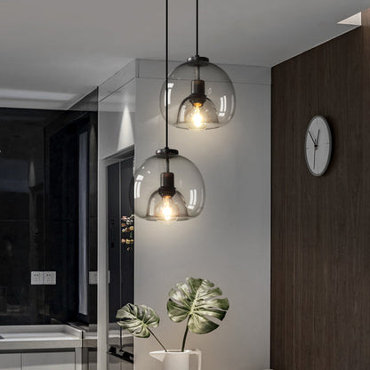 Orion Minimalistisk Svart Mynnad Hängande Lampa