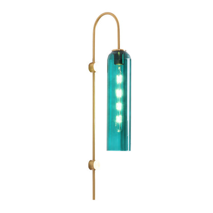 Vägglampa Modern Glas Metall Väggsänkare