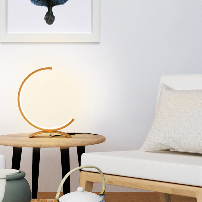 C-form - Minimalistisk LED Bordslampa med Dimmer