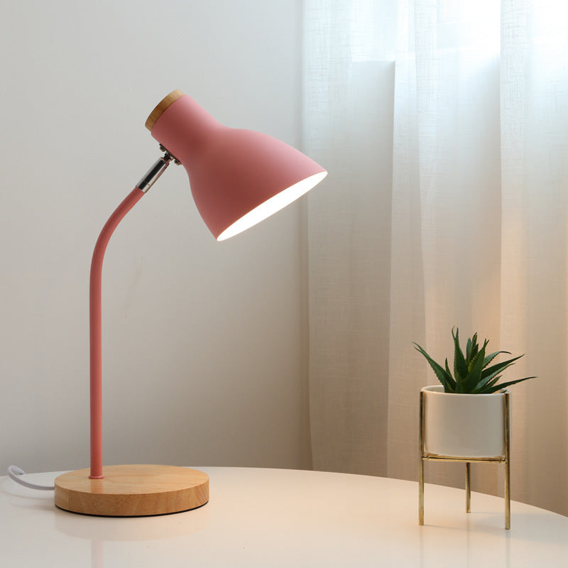 MacaronLampa - Ficklamp Bordslampa för Barnrum med Metallskärm