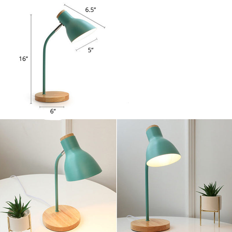 MacaronLampa - Ficklamp Bordslampa för Barnrum med Metallskärm