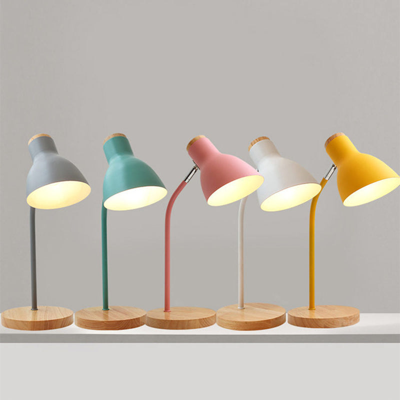 MacaronLampa - Ficklamp Bordslampa för Barnrum med Metallskärm