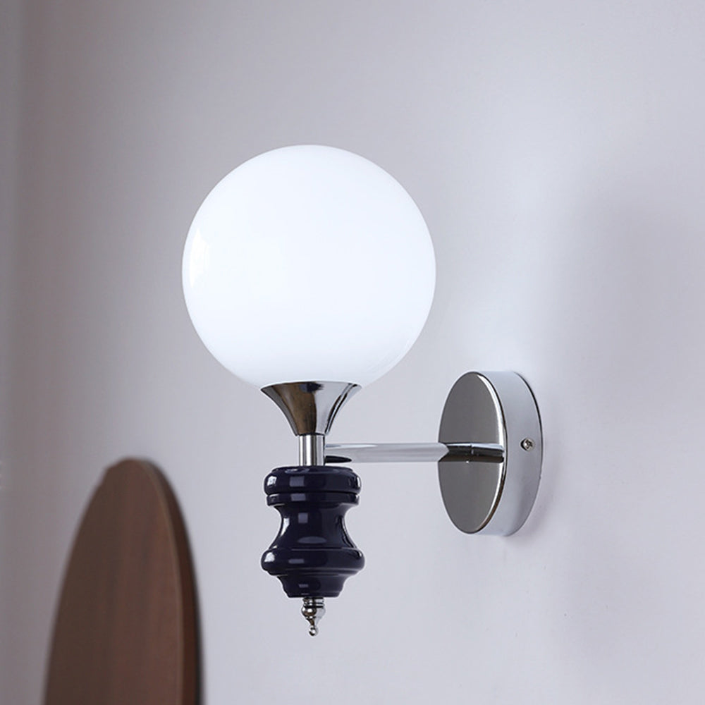 Fransk Medeltida Vintage Bauhaus Vägglampa