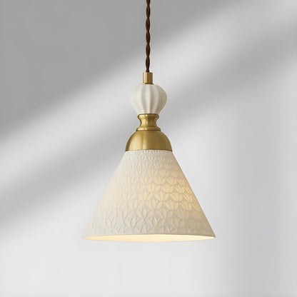 FleurBrass Light - Modern Japansk Transparent Hänglampa